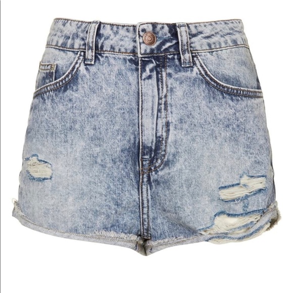 Topshop | Moto Hallie Jean Shorts - Picture 4 of 12